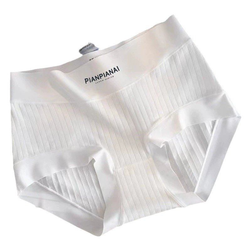 Новое хлопковое нижнее белье с высокой талией, женское Полимолочная кислота, антибактериальное промежность, живот, треугольные шорты больших размеров, Tmall, трансграничная оптовая продажа