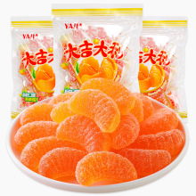 468g袋装大吉大利橘子味软糖8090侯怀旧童年怀旧零食糖果超市批发