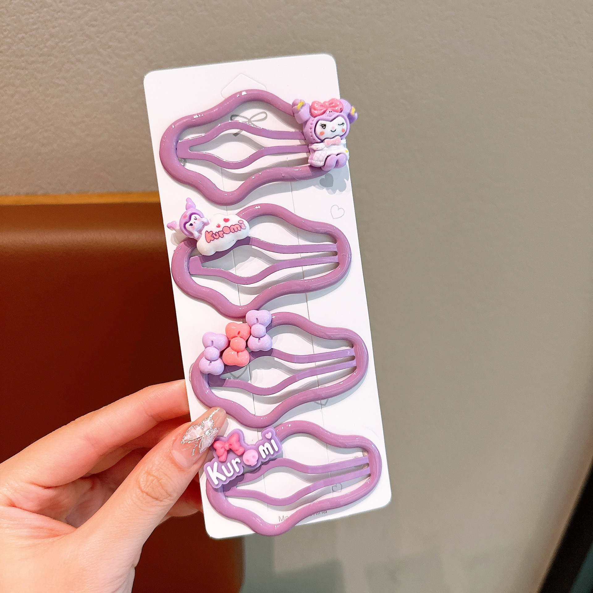 Clips de cabello nubes de verano para niños lindos clips Kulomi niñas pequeños clips de cabello rotos estudiantes bbb clips de lado mar