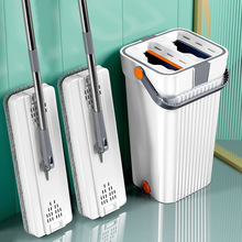 刮刮乐拖把桶干湿两用免手洗平板拖把家用懒人拖地墩布一拖净神器