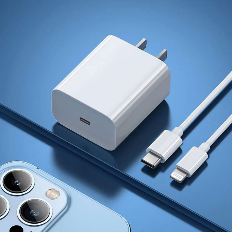 適用蘋果iphone充電器原廠手機充電頭PDcharger20w快充頭套裝批發