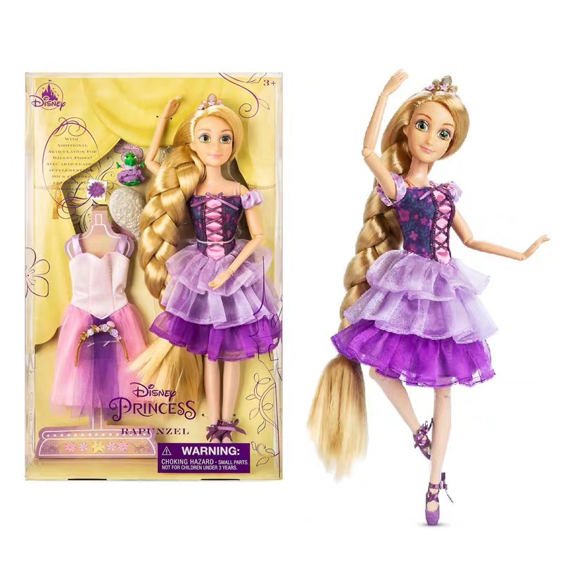 魔法奇缘乐佩长发公主娃娃换装芭蕾舞套装玩具玩偶