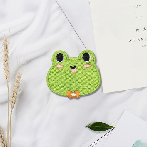 Cartoon animal embroidered cloth patches, cute bag decoration, clothes patches, embroidered patches, cross-border clothing accessories wholesale
