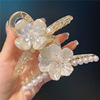 Crystal, crab pin, hair accessory, hair stick, shark for bath, hairpins for elementary school students, flowered