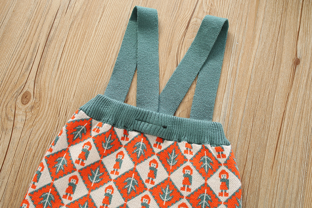 Pull pour filles, ensemble deux pièces tricoté à bretelles, nouvelle mode coréenne pour enfants, printemps et automne 2023_voghion.com