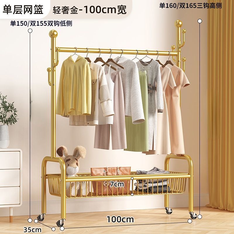 床置き服ラック家庭用部屋寝室掛け服ラック移動ハンガー簡易ハンガー卸売り|undefined