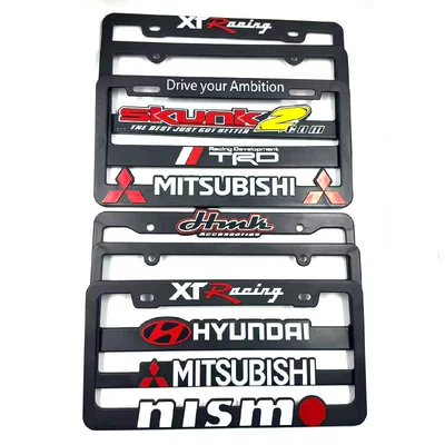 ABŞ standartı JDM avtomobil modifikasiyası ABS plastik 3D nömrə nişanı çərçivəsi
