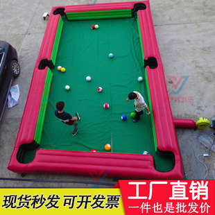 Fun inflatable kick pool table football Real person snooker pool outdoor group building expansion training game