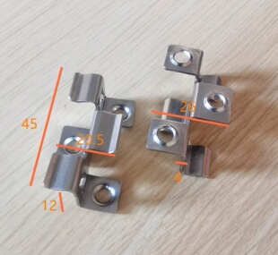 30 Pineapple Grids Floor Fasteners 30 Heavy Bamboo Floor Accessories Clips 3~4mm Gap Thickeneded Stainless Steel Fasteners