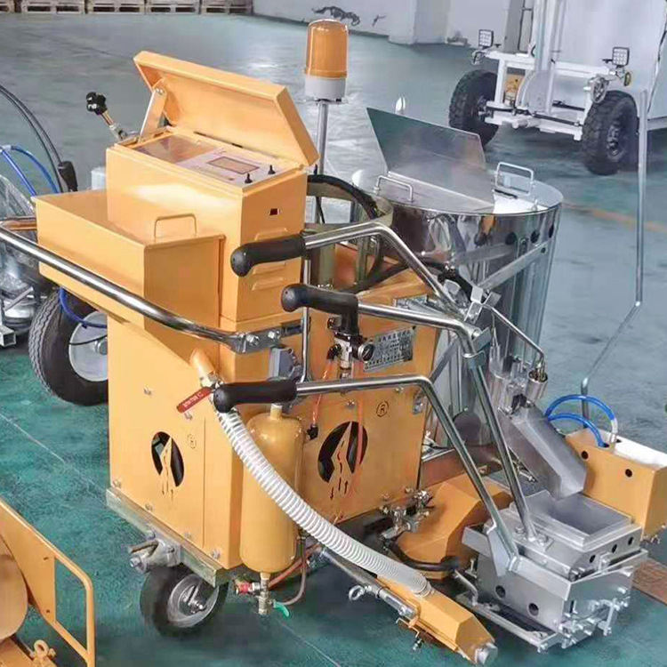 自走式盲道线划线机震荡热熔划线机设备手推式震荡线划线机批发