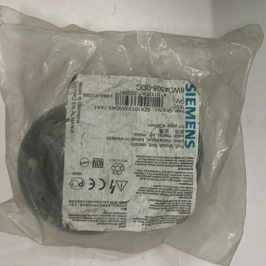 西门子	低压电气		8WD4308-0DC	单个底座 金属 用于管安装