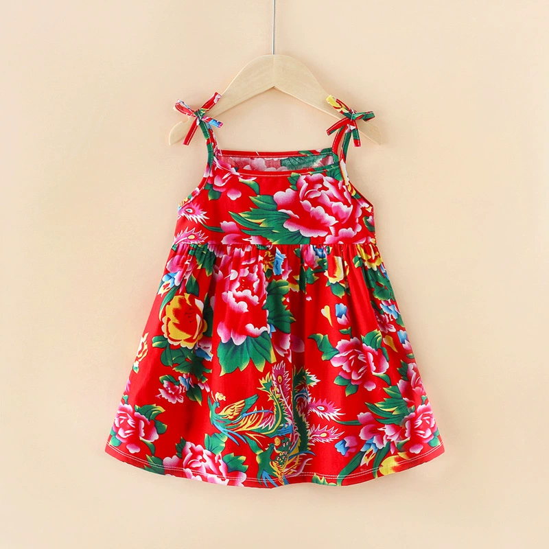 Летний детский бренд slip dress для принцессы, детская одежда, цветочная вышивка