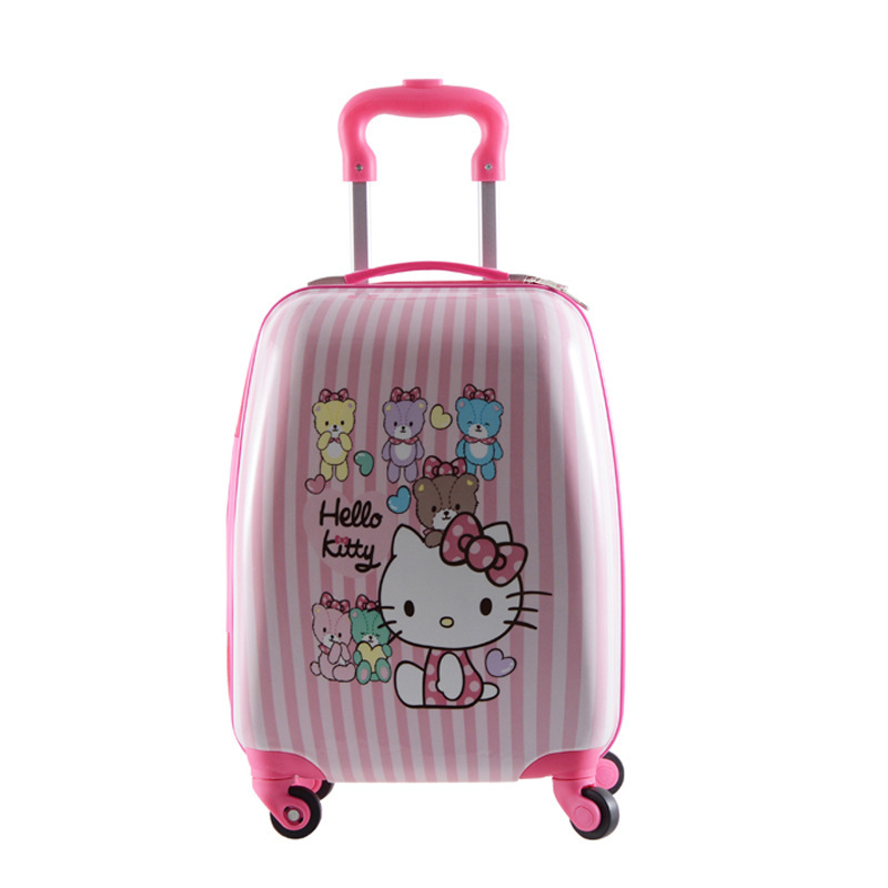 新しい子供の漫画かわいいスーツケースプリンセスエルザ子供用スーツケース 18inch 旅行トロリーケースカスタマイズ|undefined