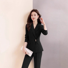 职业西装套装女秋季高级感时尚气质酒店经理工作服正装西服外套
