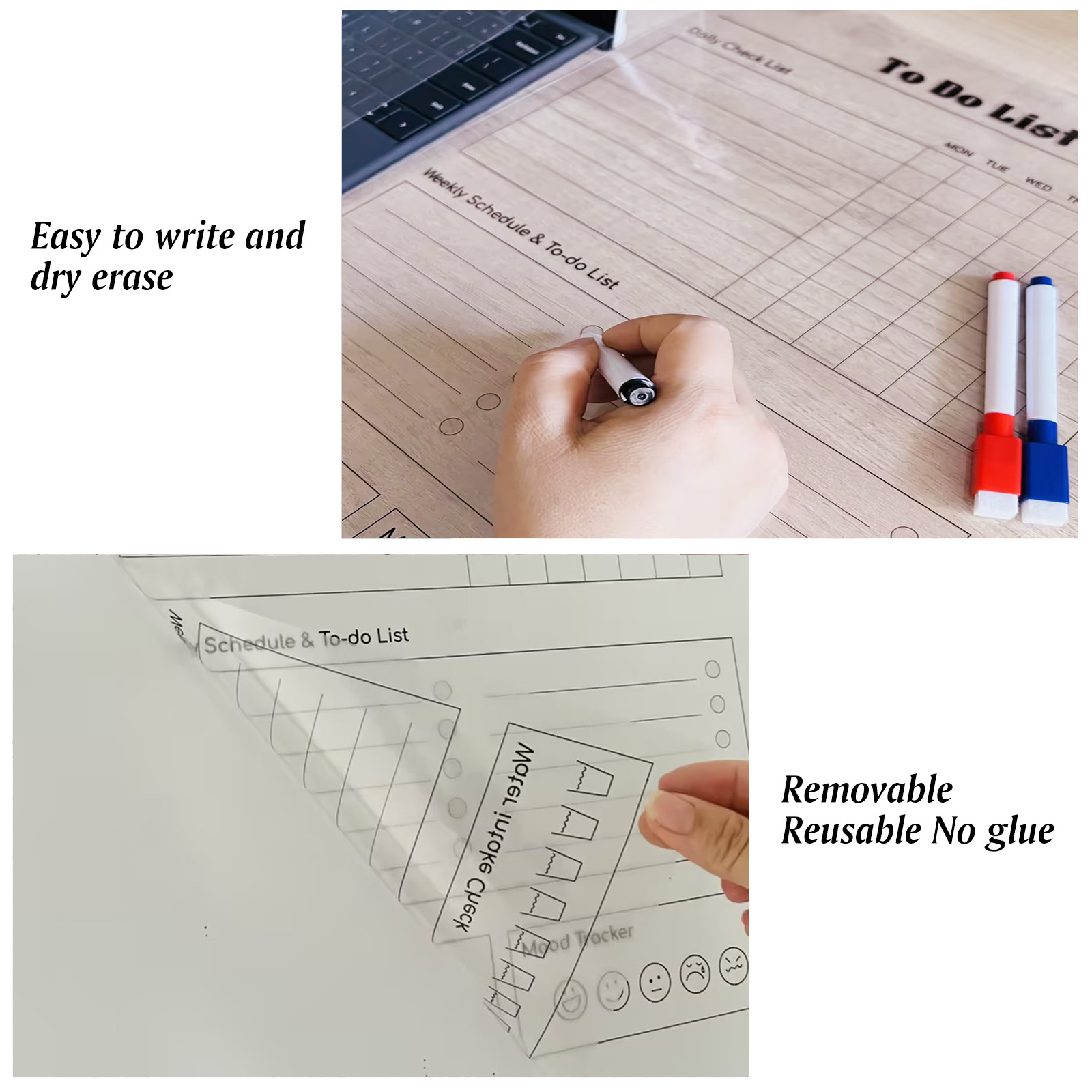 Transparent Writable Planner Set Image 2