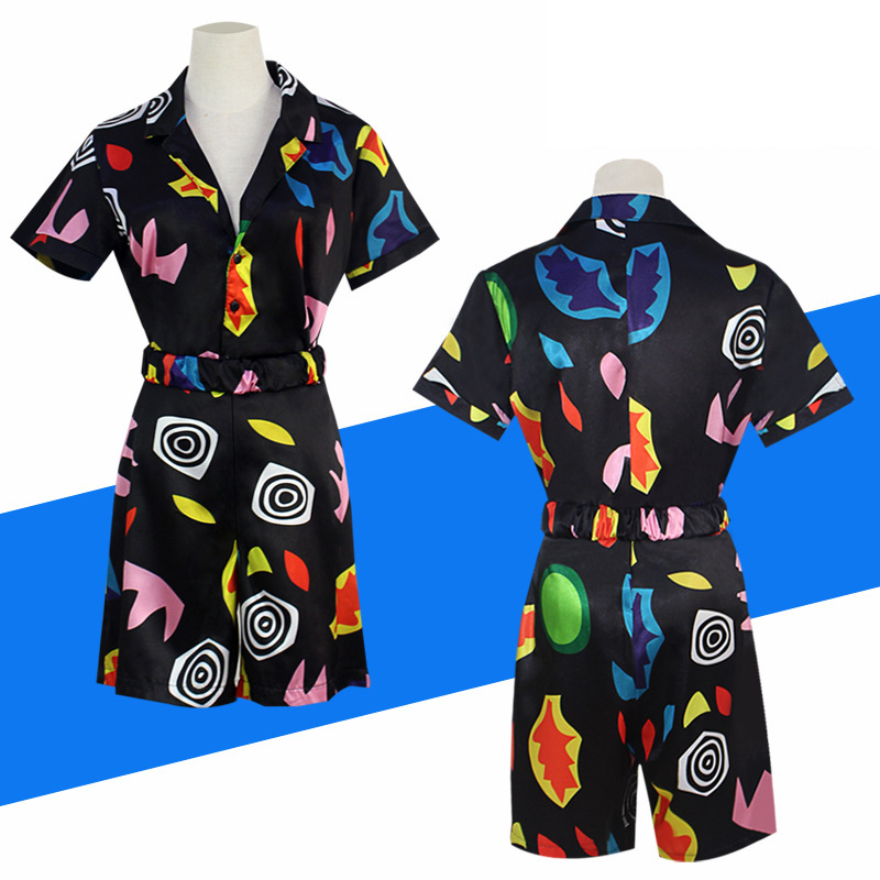 怪奇物语Strangestory第三季cos演出服新款3d印花女式短袖连衣裙|ms