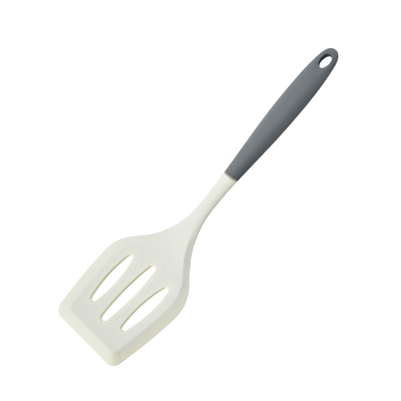 회색과 흰색 주걱