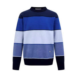 2025新款毒家现货正确版本高品质D家新款补丁拼色针织毛衣宽松版