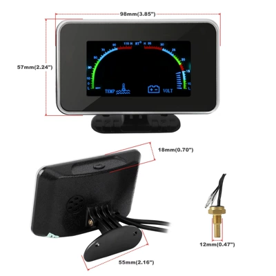 12V24V Universal Truck Modification Digital – water temperature gauge