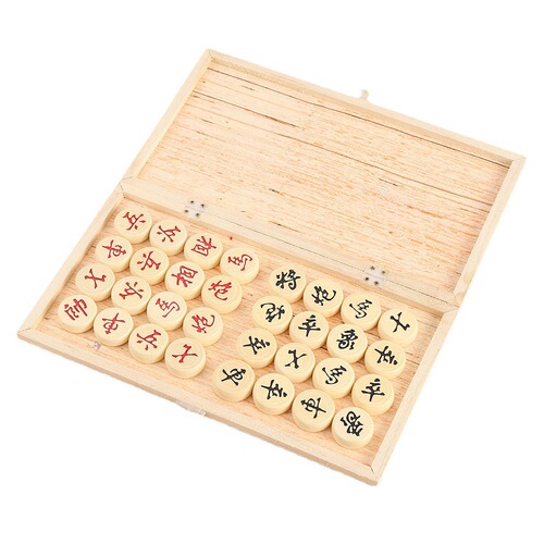 Wholesale chess wooden learning and training class chess large folding portable Chinese chess puzzle chess wholesale