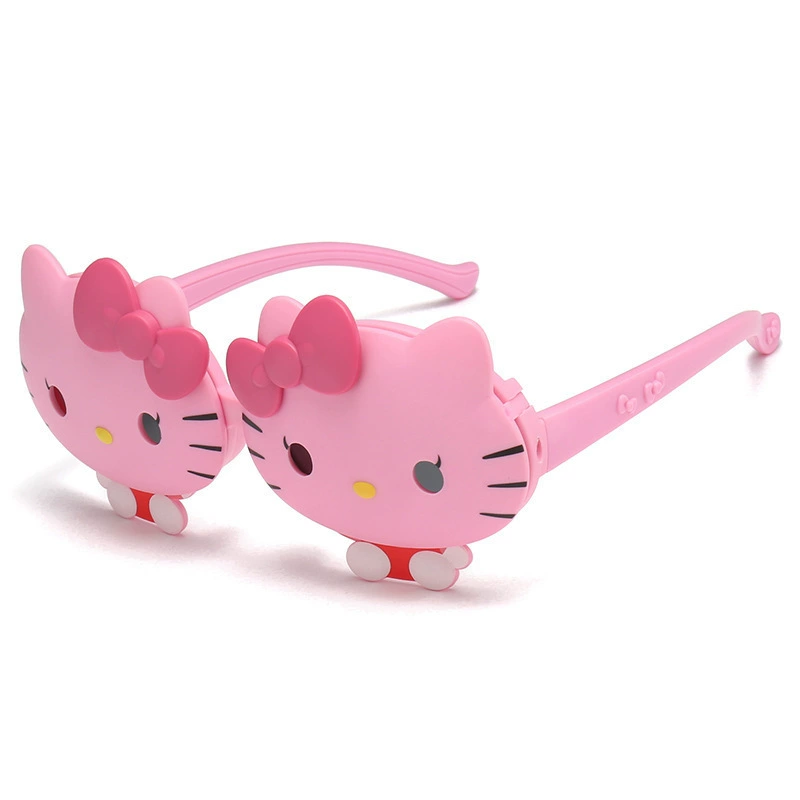Hello Kitty, Hello Kitty, модные cartoon детские солнцезащитные очки, городской стиль