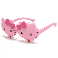 Hello Kitty, Hello Kitty, модные cartoon детские солнцезащитные очки, городской стиль