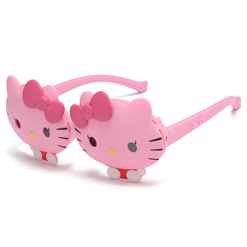 Hello Kitty, Hello Kitty, модные cartoon детские солнцезащитные очки, городской стиль