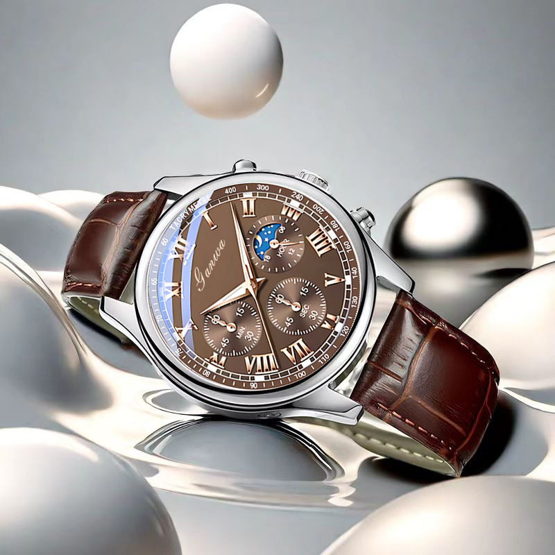 Manufacturer's In-Stock Men's Watches Wholesale Niche Exam Quartz Watch Live Broadcast Men's Watch High-End Men's Watch