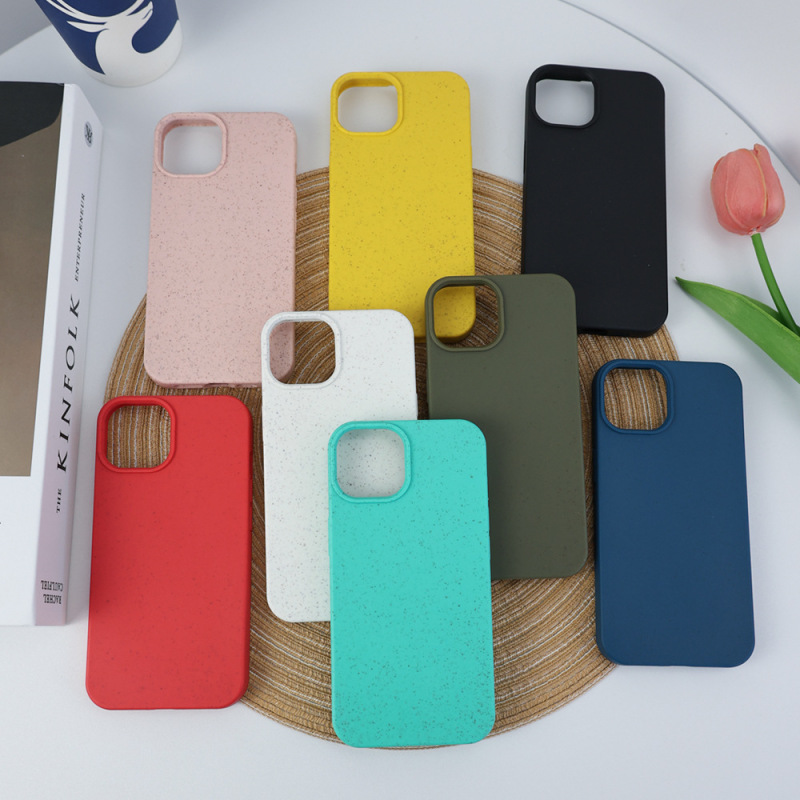 Suitable for the New iPhone 14 Pro Phone Case, Wheat Straw Tpuxsmax Apple Protective Case, Anti-Fingerprint Suitable for the New iPhone 14 Pro Phone Case, Wheat Straw Tpuxsmax Apple Protective Case, Anti-Fingerprint