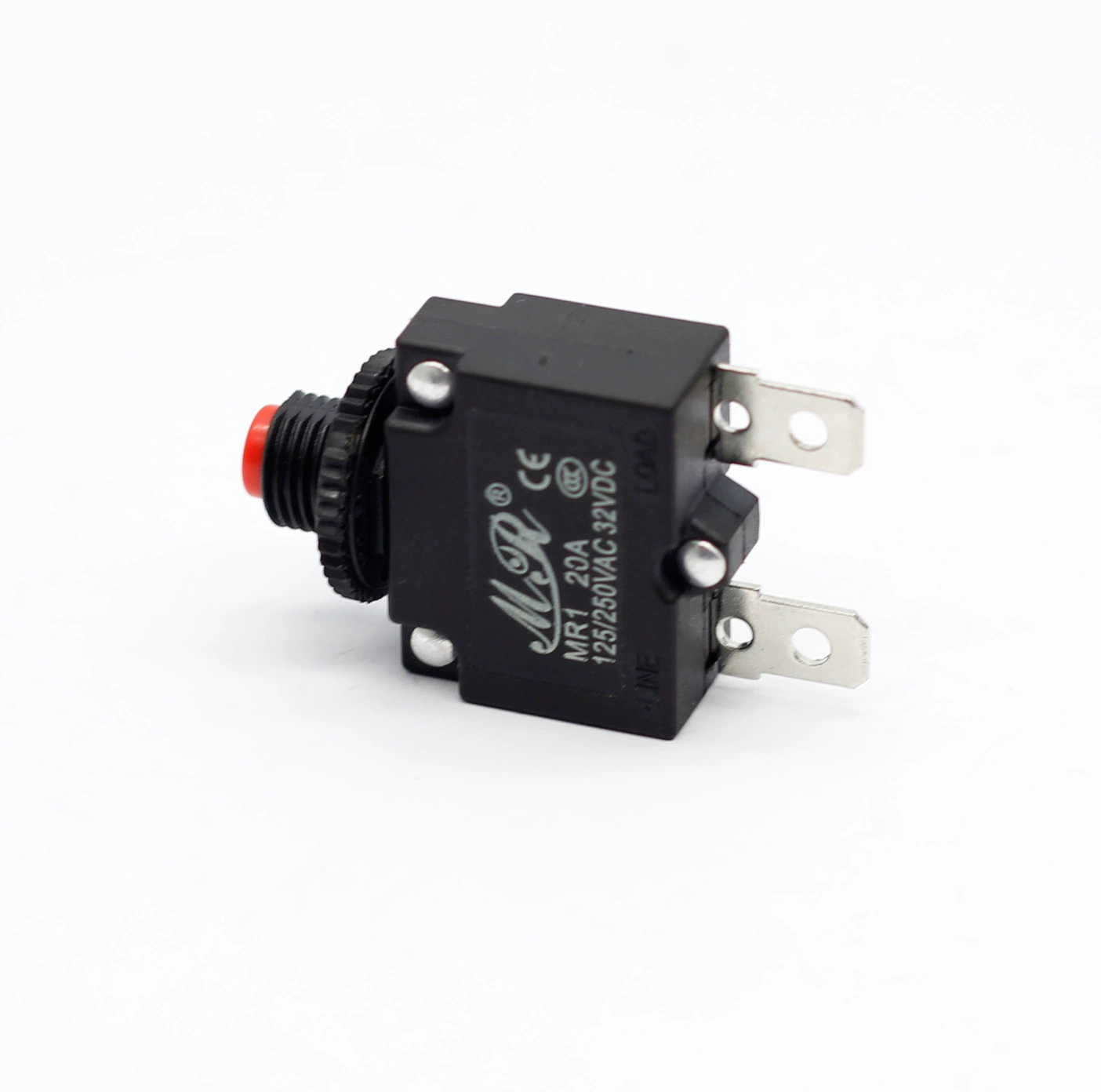 Protective red button, 32, 125v, 250v, (Physicals)