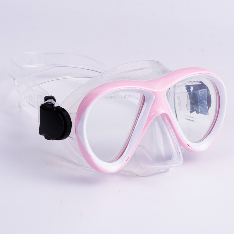 Dykglasögon Snorkel hel torr snorklingsmask Silikon anti-dim simdykglasögon för studenter och barn_voghion.com