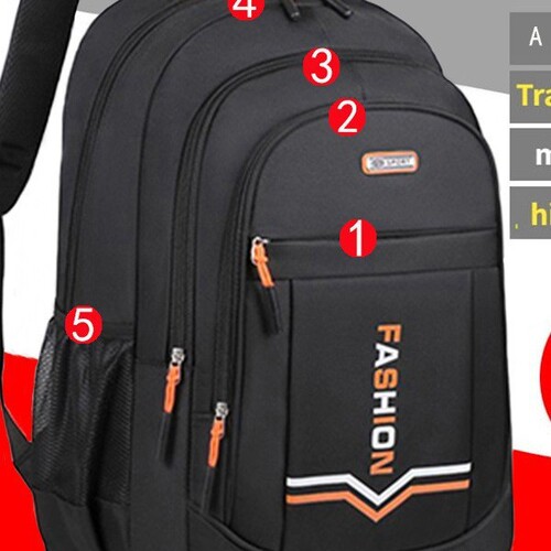Backpack for Boys and Girls, Middle School and High School Students, Large Capacity Dual Shoulder Bag, Trendy for Girls and University Students, Elementary School Students, Korean Style Casual Travel Backpack
