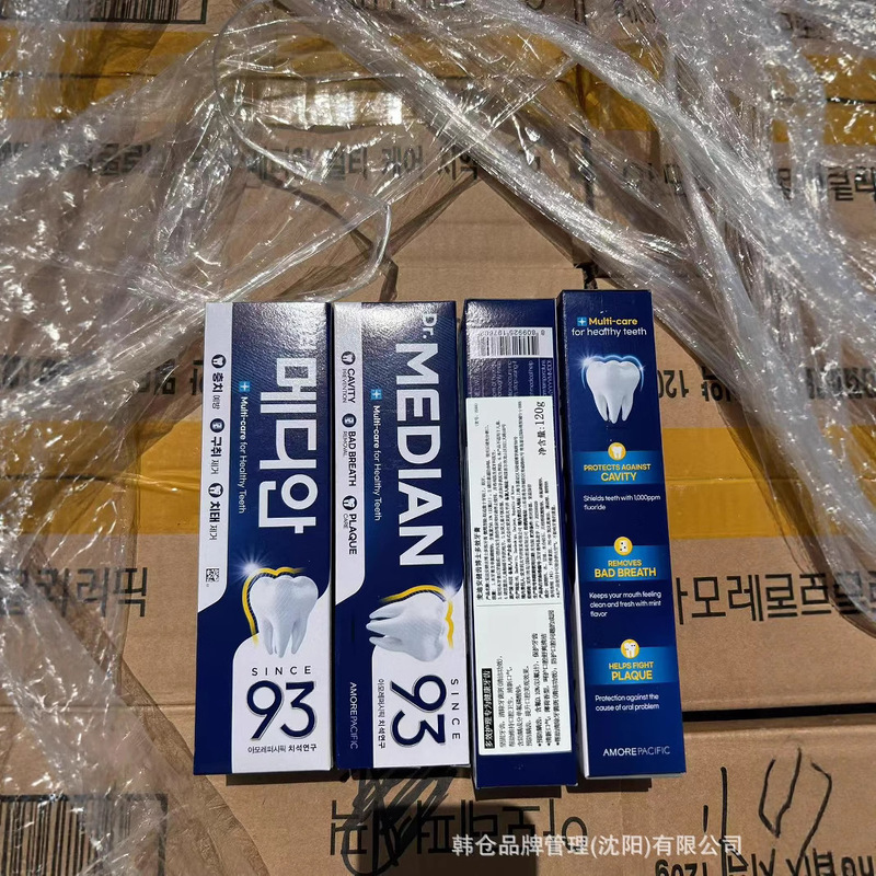 韩国进口麦迪安健齿博士多效牙膏93牙膏120g新款|undefined