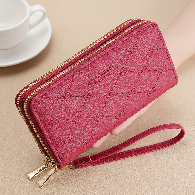 Cross-Border Women's Wallet Long Clutch Bag Women's Simple Wallet Mobile Phone Bag Multi-Functional Large Capacity Card Holder Coin Purse Cross-Border Women's Wallet Long Clutch Bag Women's Simple Wallet Mobile Phone Bag Multi-Functional Large Capacity Card Holder Coin Purse