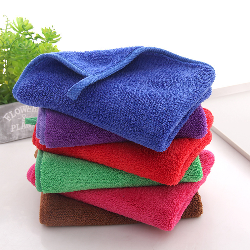 공급 도매 세차 세차 세차 타월 레이지 클리닝 스퀘어 타월 흡수 접시 타월