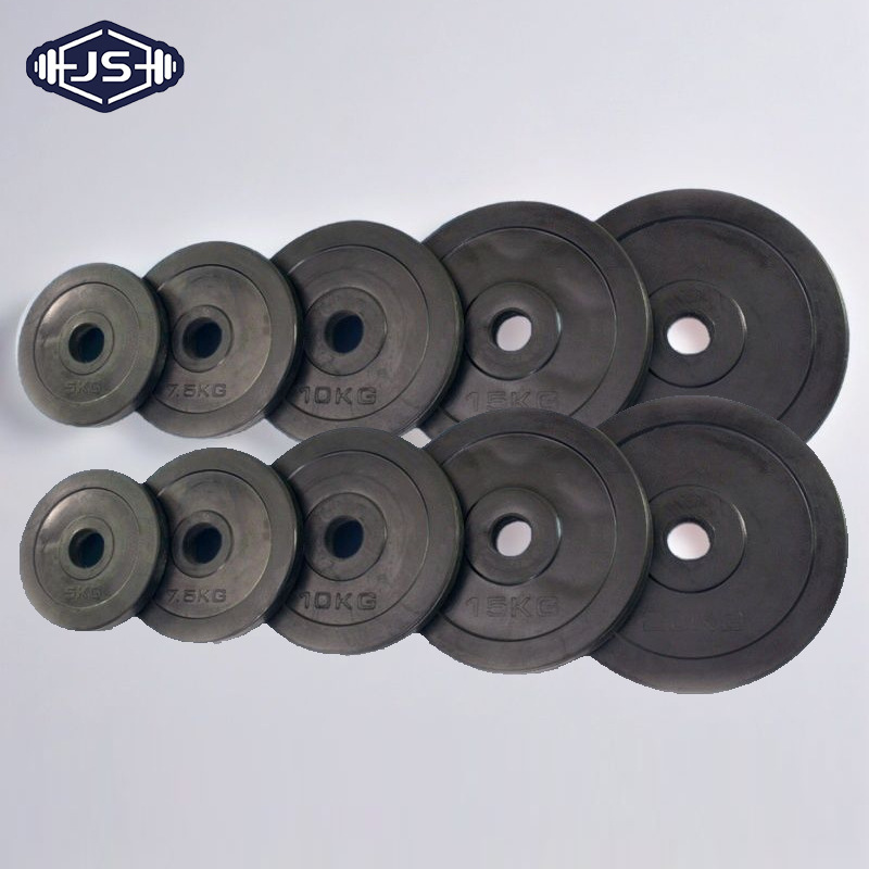 Barbell Dumbbell Disc Rocker Arm Weight Disc Full Weight Package Rubber Barbell Dumbbell Small Hole 28mm Small Hole Barbell Disc