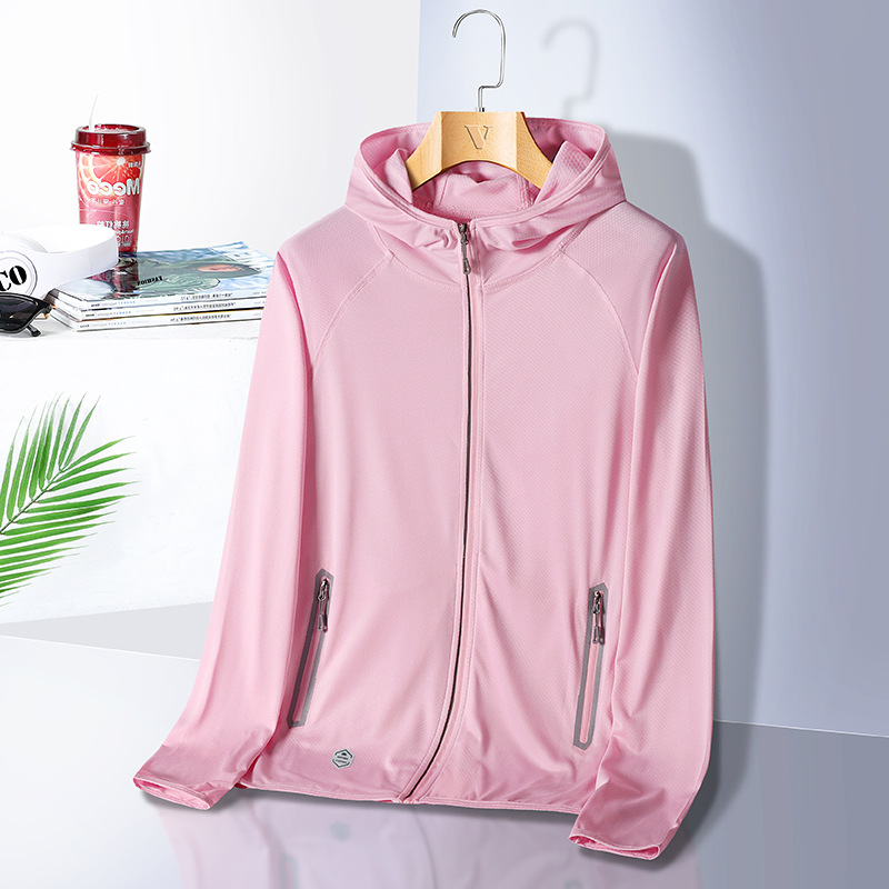 Ropa de piel al aire libre de verano de seda de hielo para hombres y mujeres rompevientos deportivo protección UV ropa de protección solar ropa de pesca transpirable