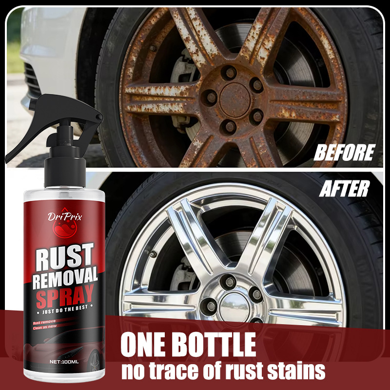 Driprix Wheel Rust Removal Cleaning Spray Wheel Maintenance Car Wheel Cleaner Exclusively for Cross-Border Supply