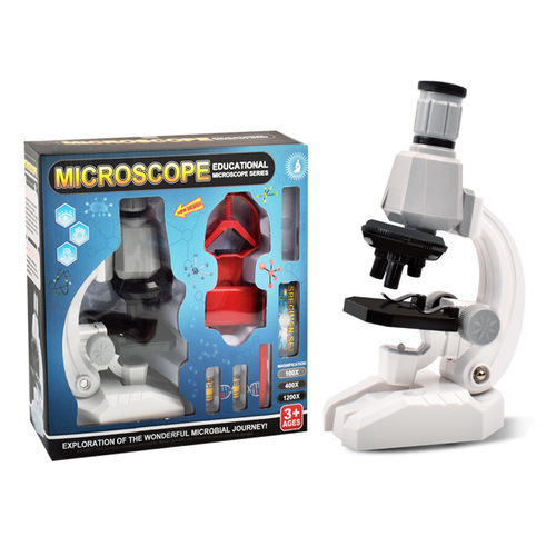 Cross-border science and education experimental toys 1200 times children's microscope student intellectual vision equipment biological microscope