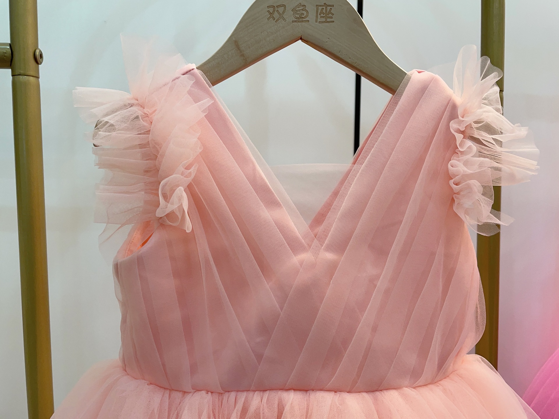 Female Flying Sleeve Ballet Princess Dress Mesh - 10
