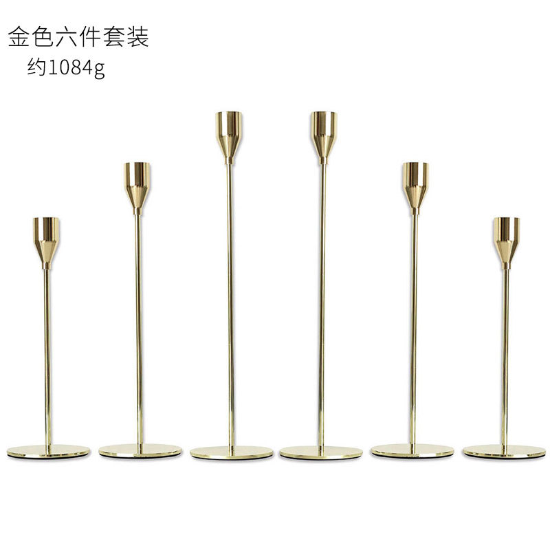 황금 촛대 6개들이 1세트