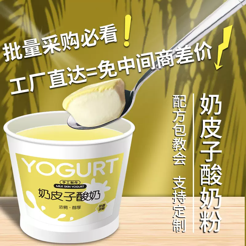 奶皮子风味粉酸奶粉原味商用奶皮子自制手工酸奶酪固体酸奶粉原料
