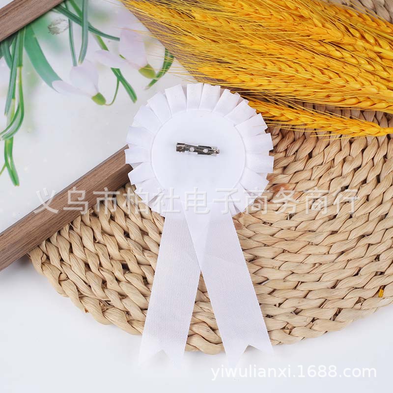 Suministro transfronterizo de hojalata corsage Cumpleaños niños y niñas Fiesta de cumpleaños encaje COLOR DE corsage se puede establecer