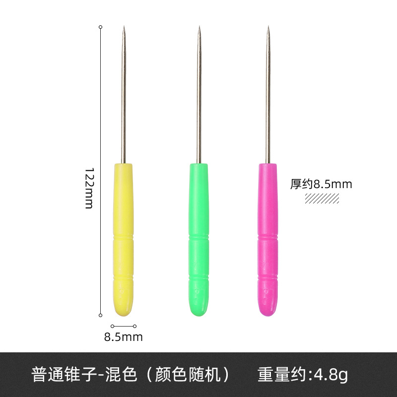 Nuevas herramientas de costura de cuero forma de calabaza mango de madera puncher herramientas hechas a mano en stock al por mayor