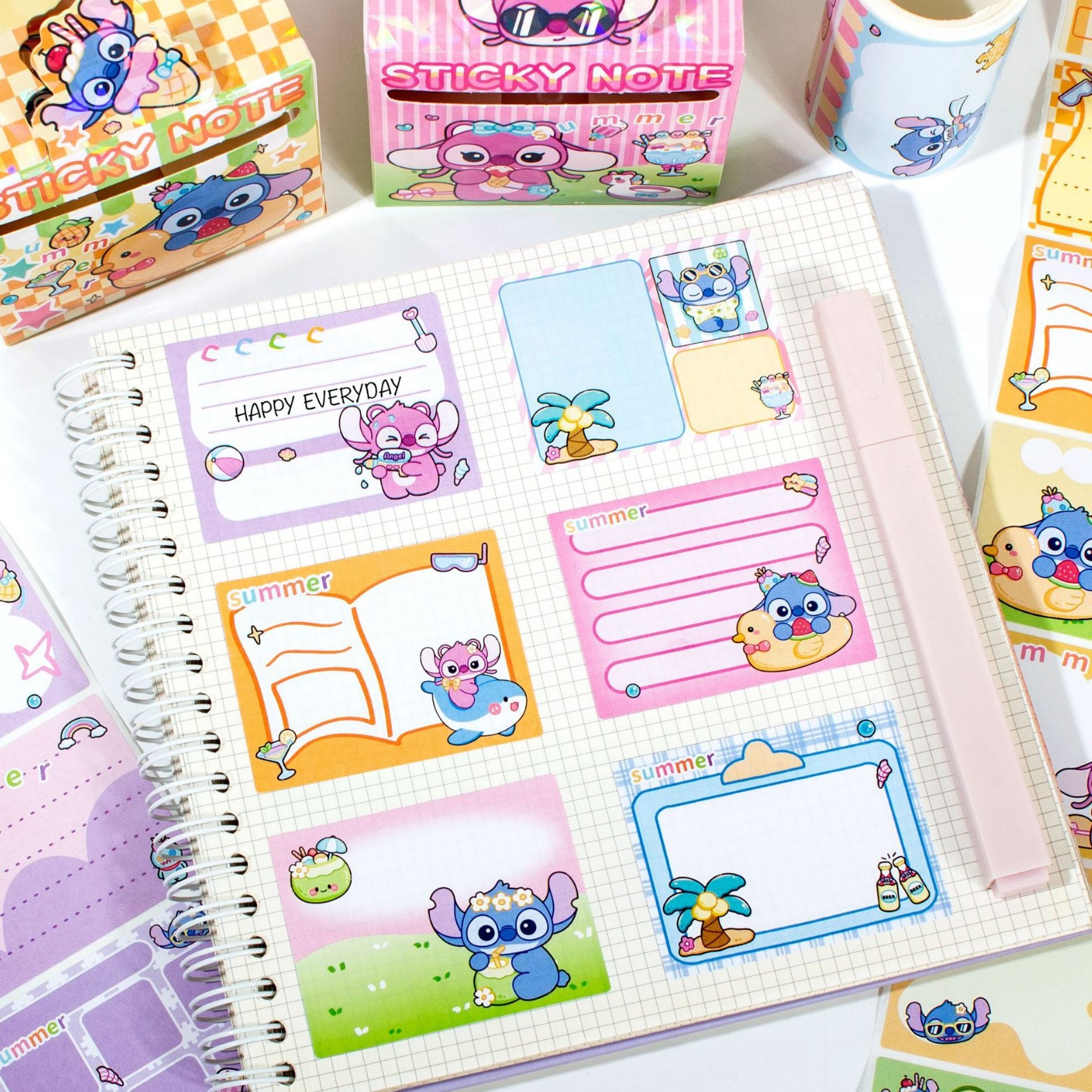 Cartoon baby ear note stick stick