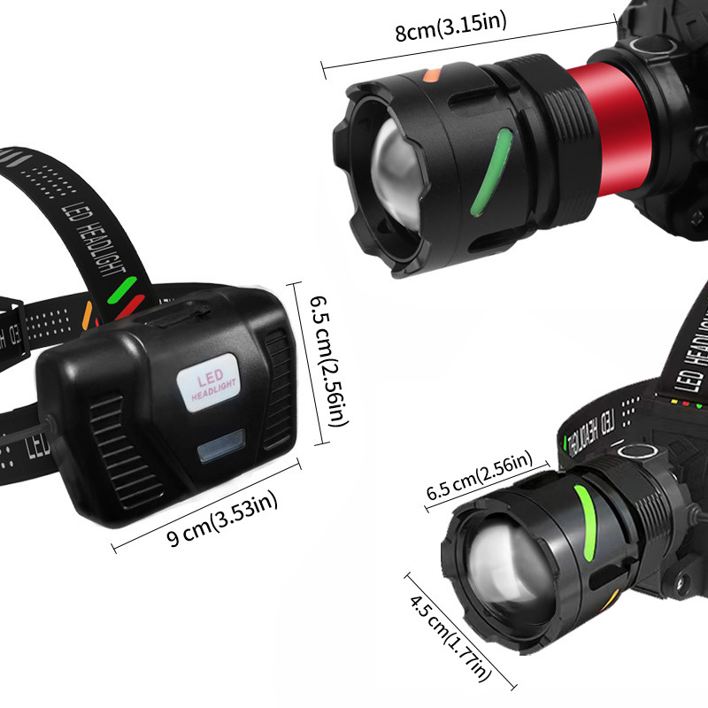 New Product White Laser High-Intensity Long Life Lithium Battery Support Output Outdoor Fishing Light_desvips.com
