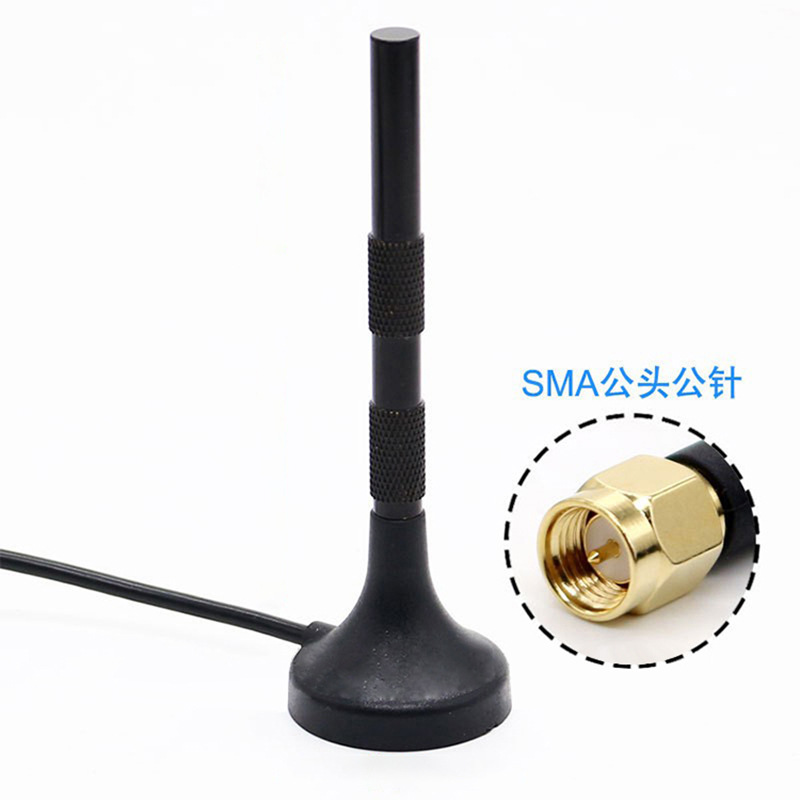 厂家直销 4G磁盘天线 高增益4G LTE小吸盘强磁天线 SMA接头