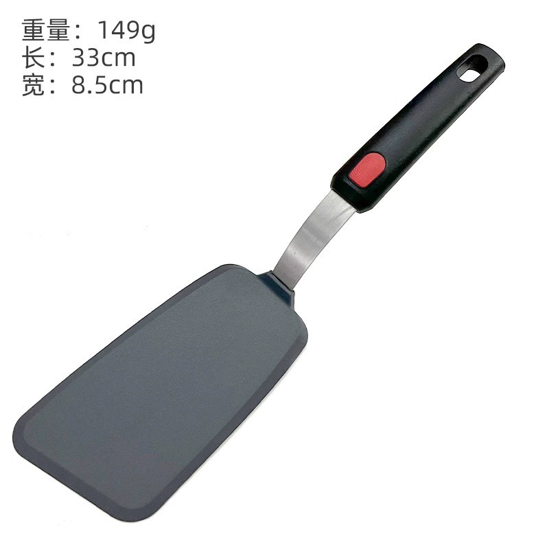 Silicone kitchenware, set stainless steel, handle, shovel → Силиконовые кухонные принадлежности, набор из нержавеющей стали, ручка, лопатка
