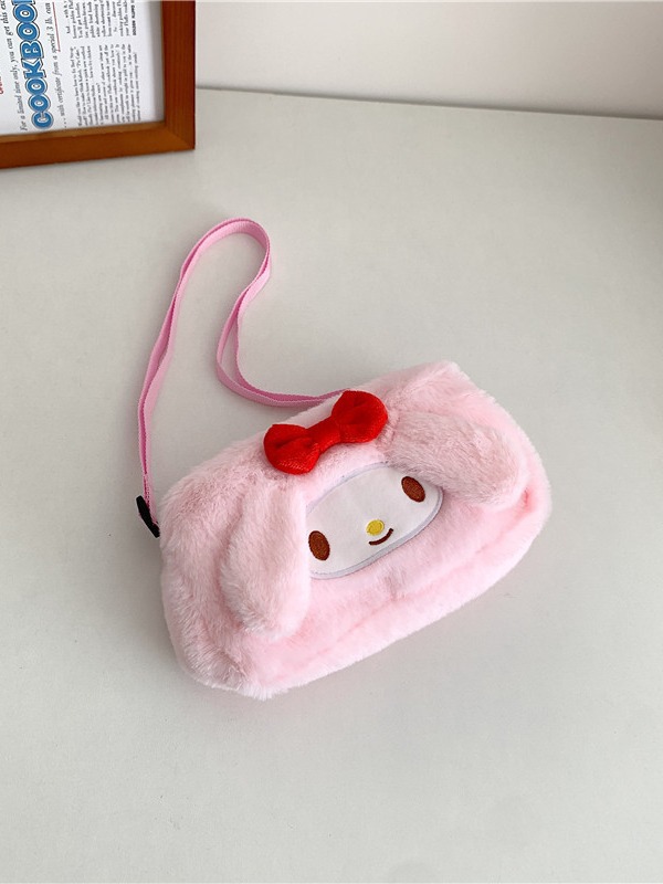 Bolso Bandolera de Felpa para Celular de Felpa para Uso Diario