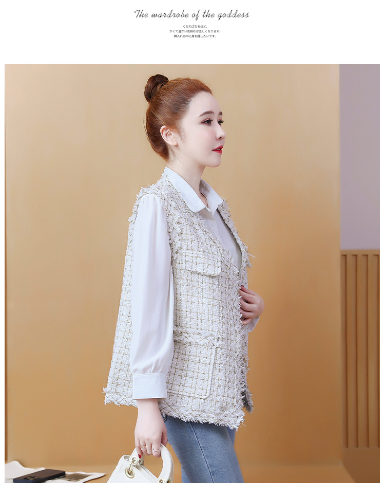 Women’s Loose Vest Cardigan - Image 7